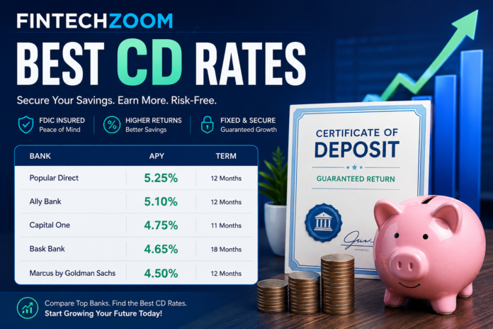 FintechZoom Best CD Rates